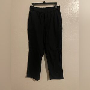 Uniqlo Black Straight-Leg pull on pants